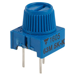 Vishay M63M502KB30T607 5k 63mt607 3/8in Cermet Trimmer Pot