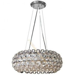 Lampa SARA fI460*H1500mm 2xE27 TRANSPARE Szkło + metal