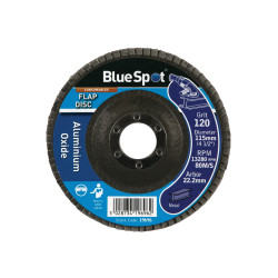 BlueSpot Tools 19696 Sanding Flap Disc 115mm 120 Grit