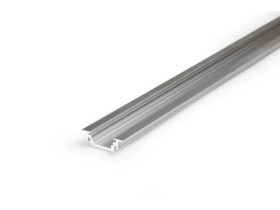 Profil aluminiowy do taśm LED 2000 mm prosty wpuszczany srebrny GROOVE10 BC/UX 2000 76210000 LED LINE