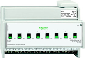 Aktor załączający REG-K/8x230/16 z uruchamianiem ręcznym, jasnoszary MTN647893