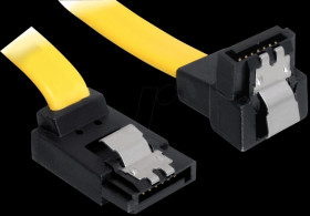 82822 Delock SATA 6 Gb/s up/down metal 70-cm cable