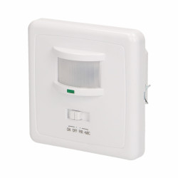Czujnik ruchu i dźwięku 160 st. IP20, do puszki, 500W, min. obciążenie 40W
