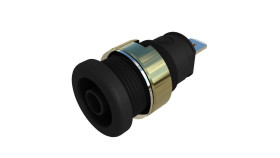 SKS Hirschmann SEB 2610 F4,8 Ni schwarz Złącze żeńskie do zabudowy bezpieczne 1 szt.