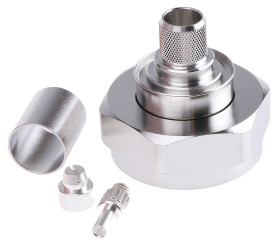 Złącze koncentryczne Montaż na kablu Męski 50Ω typ złącza Złącze 7/16 0 to 7GHz Połączenie zagniatane typ kabla RG214/U