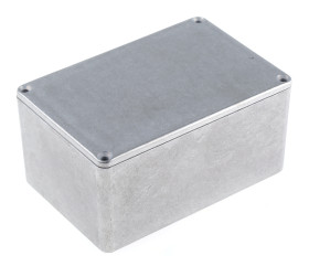 Obudowa Aluminium odlewane szerokość zew. 80 mm długość zew. 120 mm wys. zew. 59 mm Hammond IP54 Naturalny