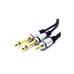 Kabel Jack 3,5 Wt/2xWt. 6,3 10m MK71 VITALCO