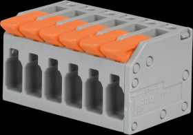 2604-3106 PCB terminal block with Lever and push-in CAGE CLAMP