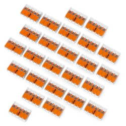 Kostka elektryczna samozaciskowa WAGO 5pin 4mm 32A/450V - 25szt.
