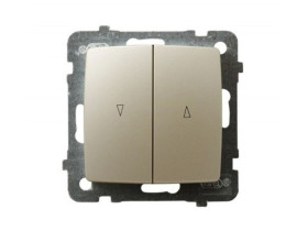 KARO Wyłącznik żaluzjowy z blokadą mechaniczną ecru perłowy ŁP-7SB/m/42 OSPEL