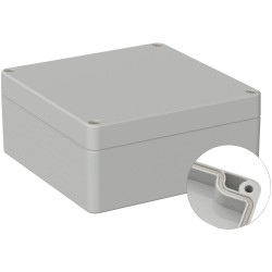 TruComponents 308173 Outdoor casing Polycarbonate (PC) Grey-white (RAL 7035)