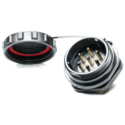 Złącze wielostykowe przemysłowe 7-pinowe Montaż tylny Gniazdo RS PRO