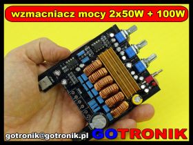 TPA3116 wzmacniacz mocy audio HiFi 2 x 50W + 100W subwoofer