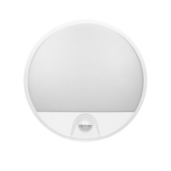 AGAT LED 15W. oprawa ogrodowa z czujnikiem ruchu 140st. 1200lm. IP54. 4000K. biała OR-OP-6112WLPMR4