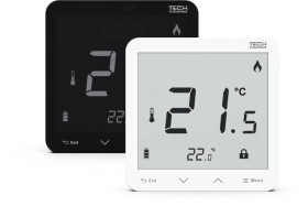 SINUM R-8pb PLUS Regulator pokojowy bezprzewodowy bateryjny dopuszkowy kolor biały