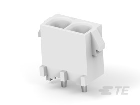Listwa stykowa PCB 2-pinowe Universal MATE-N-LOK raster: 6.35 mm Pionowy 1-rzędowe TE Connectivity Płyta60 V W osłonie