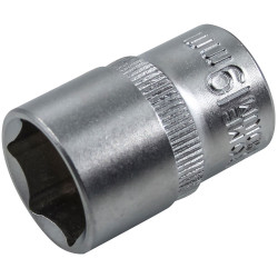 Faithfull FAISOC1219Q Hex Socket 1/2in Drive 19mm
