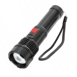 Latarka ręczna LED COB 12W z aku 2200mAh Zoom LT-12