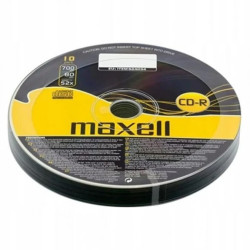 PŁYTA CD-R 80 52 (10 sztuk) FOLIA MAXELL / 624034.41.TE