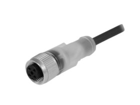 Kabel przemysłowy konfekcjonowany ze złączem Złącze M12 liczba rdzeni 4 długość 5m Rodzaj A Żeńskie Złącze B Bare End