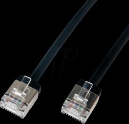 21154563 Patch cable Cat.6a U/FTP black 3 m