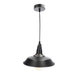 Lampa wisząca TENE E27 czarna matowa EDO777175 EDO