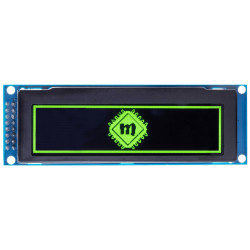 Wyświetlacz OLED 3,12" 256x64px zielony
