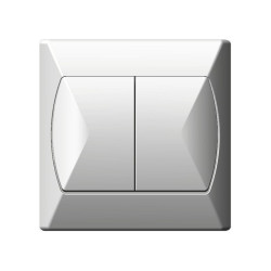 Łącznik podwójny biały ŁP-2A/00 Akcent Ospel