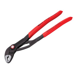 Knipex 87 21 250 SB Cobra&#xAE; Quickset Water Pump Pliers PVC Grips 250mm - 50mm Cap