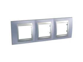 UNICA TOP Ramka 3 potrójna pozioma beryl blue MGU66.006.098 SCHNEIDER ELECTRIC