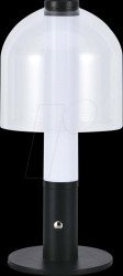 7988 Cordless LED table lamp, 100 lm, 3000 K, 1800 mAh, black/transpa