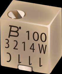 3214W-1-502E Spindle trimmer, 5 kOhm, linear