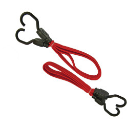 Faithfull FAITDBUNG30 Flat Bungee Cord 76cm (30in) Red 2 Piece