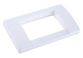 Płytka naścienna, Cat6, l. otworów: 2, RJ45, Kątowy