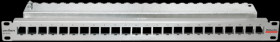440041 48cm (19") patch panel Cat.6 for 24x modules, grey