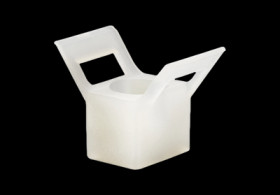 Mounting base, PA, natural, (L x W x H) 23 x 13.8 x 17.5 mm, BYB-5-12H0192