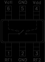 GaAs MMIC SPST Failsafe Switch SMT, DC - 6 GHz