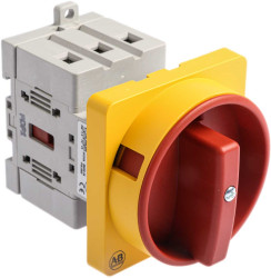 Przełącznik izolacyjny 3-biegunowy-biegunowy 25A Allen Bradley Montaż panelowy 11kW