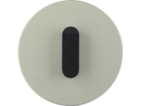 BERKER R.classic Płytka czołowa z pokrętłem do wyłącznika obrotowego stal szlachetna/czarny 1001200400 HAGER