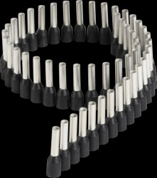 Ferrules - Stripe, 1,5 mm², black