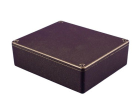 Puszka elektroinstalacyjna ścienna Aluminium odlewane 120 x 100 x 31mm Czarny IP54 Hammond