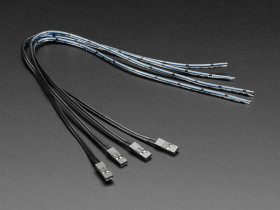 Pig-Tail Cables - 0.1" 2-pin - 4 Pack