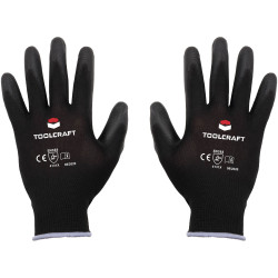 Toolcraft TO-5621550 Glove Size 10 PU-Coated EN 388 CAT II 1 Pair