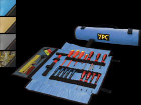 BG00014BKBU "VarioRoll XXL" tool roll bag, blue-black, 62x44 cm