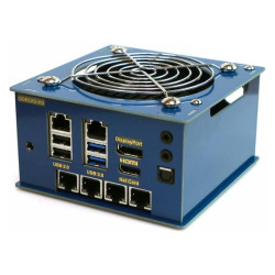 Obudowa do Odroid H3/H3+ - typ 6 - niebieska