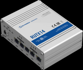 RUTX14000000 Industrial LTE Router, AC Wi-Fi, MU-MIMO, Bluetooth LE