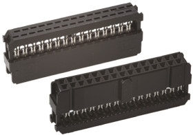 Złącze IDC 30-pinowe 2-rzędowe raster: 2.54mm Żeński Montaż na kablu TE Connectivity