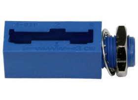Montaż panelowy, Bourns H-83P, 22,1 mm, prosty Bourns H-83P