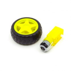 Zestaw silnik DC z przekładnią 48:1 + Koło