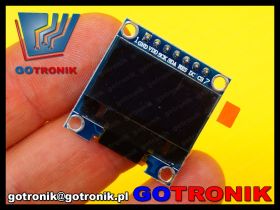Wyświetlacz OLED 0,96' SSD1306 biały